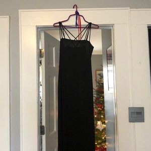 Black evening gown